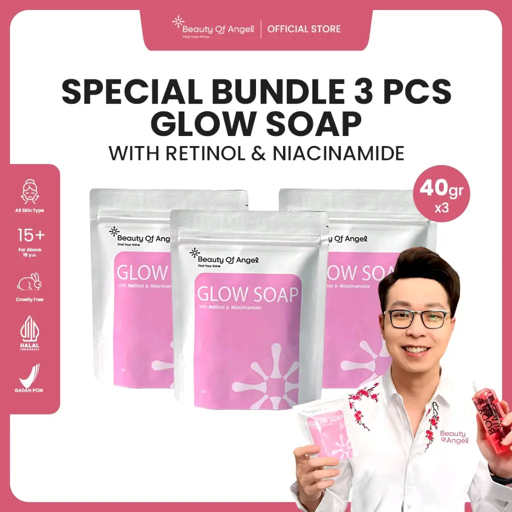 termurah di tiktok sabun glow soap DNA Salmon & Collagen - Mencerahkan Kulit Tubuh dengan Efektif Membersihkan Kusam