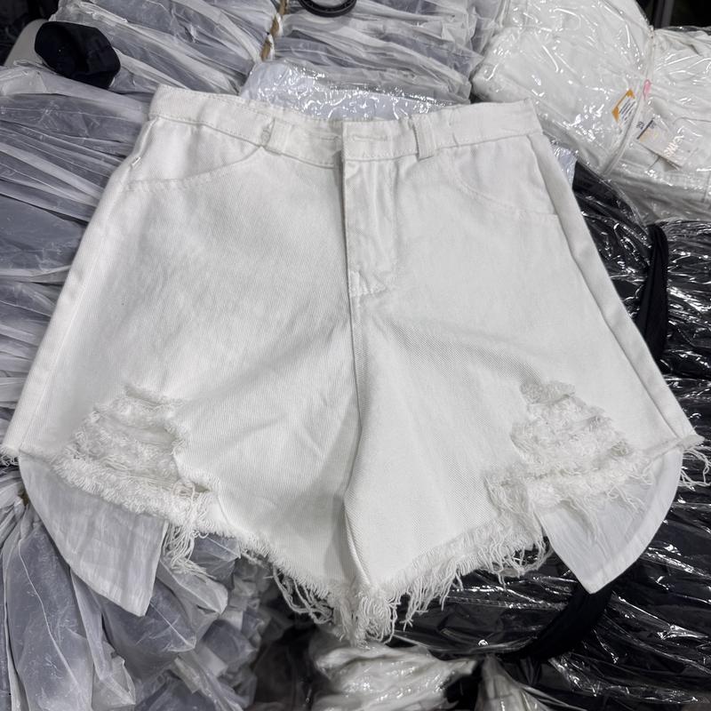 Quần Đùi short Nữ Jean Kaki Lai tua Túi lòi lưng cao tôn dáng Có Túi Trước sau Women Kem Đen Nhung hot Pants Lịch dạ cạp quandui Size S M L Chất Liệu Kaki Dày Thoải Mái Khi Mặc