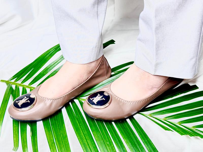 B7-TDR Sepatu Kerja Kantoran Santai Wanita Flat Shoes 1
