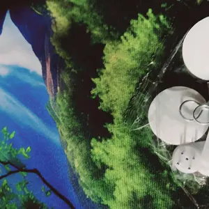 Kain Latar Belakang Dekoratif, Lanskap Hutan dan Mawar Air Terjun, Dinding Dekoratif Kamar Tidur, Dinding Dekoratif Ruang Tamu