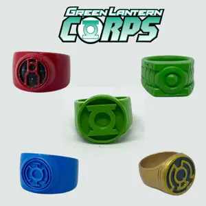 Cincin Green Lantern Ring Cosplay Logo Green Lantern
