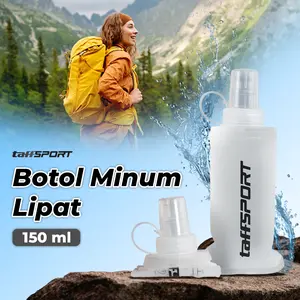 TaffSPORT Botol Minum Soft Flask Foldable Sport Water TPU 150ml - TFB-10