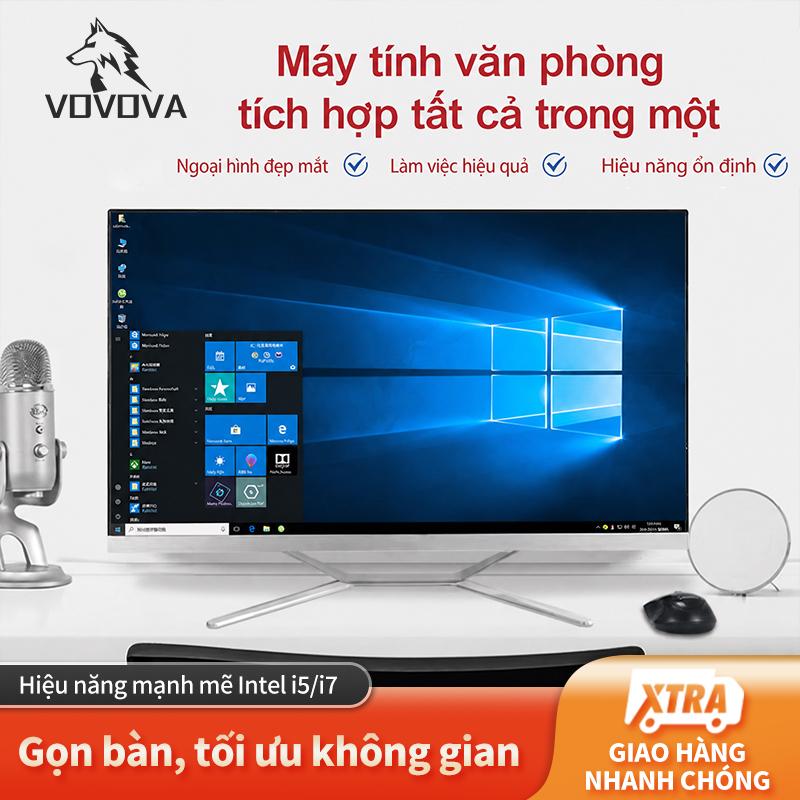 VOVOVA Máy tính All In One Intel Core i5/i7 màn hình FHD 22-27 inch viền mỏng SSD WiFi Bluetooth cho văn phòng