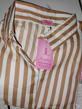 Product Review of Atasan Wanita Big Size Harumi Motif | Atasan Pendek Luvina Bahan Cotton Miracle Size LD 120-140 from o**. 1