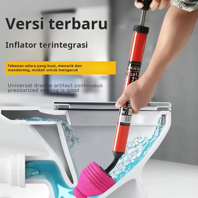 Bersihkan toilet drain drain dredge alat khusus toilet tersumbat satu tembakan dapur rumah tekanan tinggi