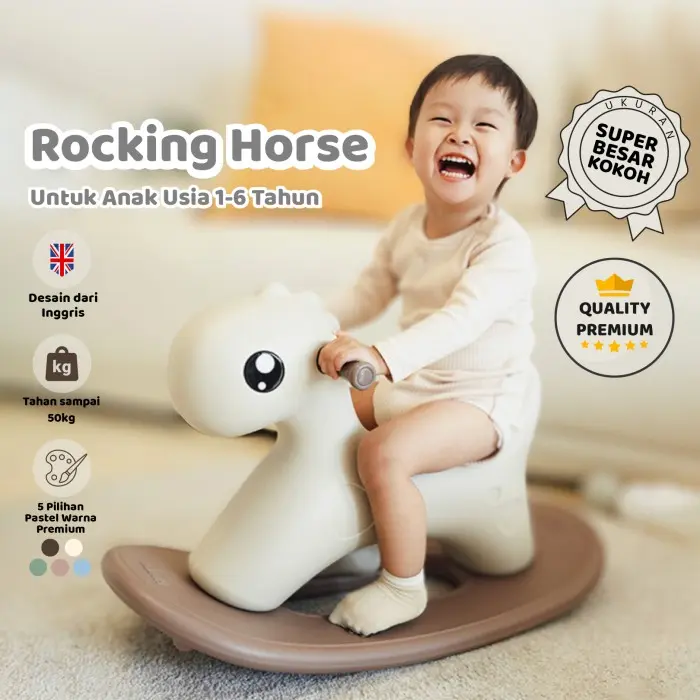 Parklon Mainan Kuda Kudaan Anak Rocking Horse Jungkat Jungkit