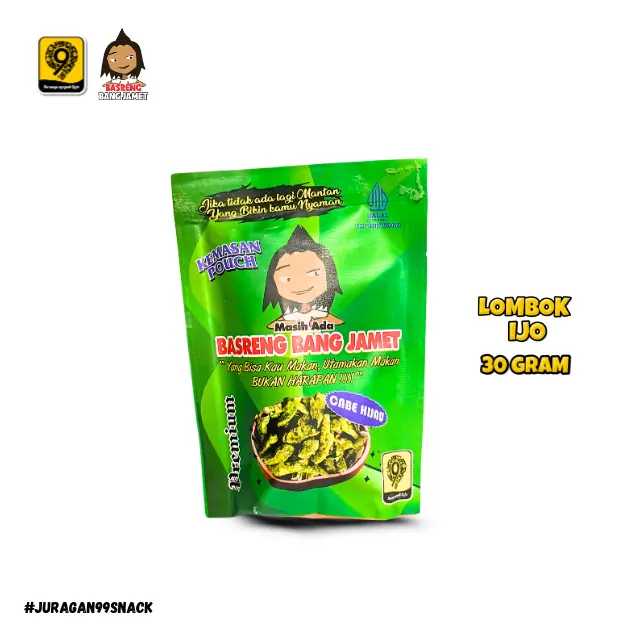 BASRENG STIK BANG JAMET Paket Usaha 1 Pak Isi 12 Pcs Kemasan Pouch Snack Cemilan Sambal Goreng Keripik Pedas Asin Camilan Tapioka Crispy Food 4 Varian Rasa Berkualitas Tinggi 3