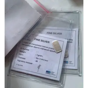 Fine Silver 99.9 Baby Silver TERMURAH 1gr 44rb Beli 6pcs+Gratis 1