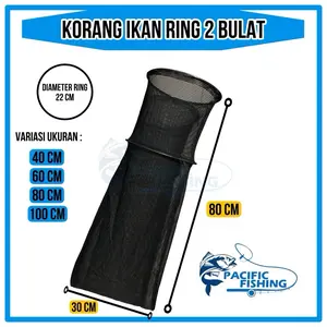 ￼￼KOJA IKAN MODEL JABLA RING 2 | 40 CM 60 CM 80 CM 100CM | KORANG IKAN BUBU IKAN | BERKUALITAS