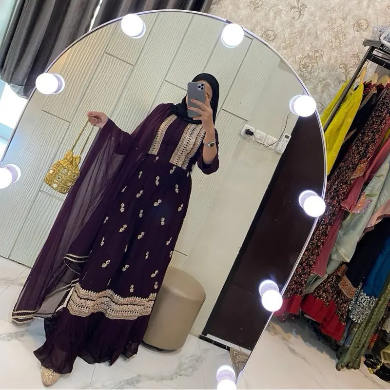 DRESS INDIA  PREMIUM  ORI BURGUNDY 2