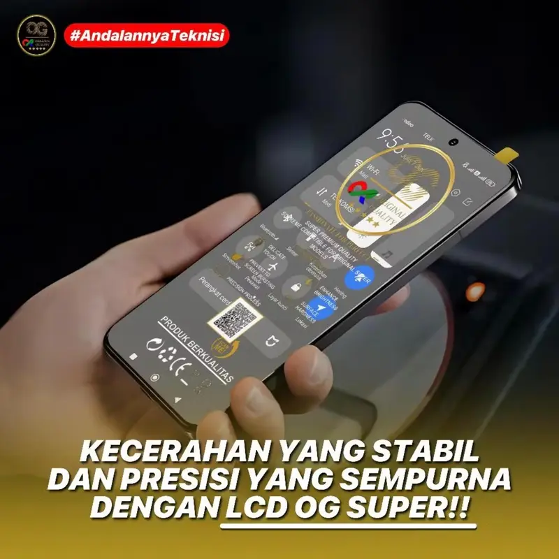 LCD tecn0 SPARK GO 2024 (BG6) ORIGINAL OG SUPER GRATIS LEM DAN OBENG 8