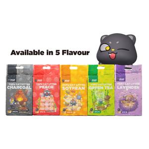 SOAR Tofu Cat Litter 2kg/6L Natural Plant Pasir Kucing natural and eco-friendly cat litter made from soybean residue. It does not contain any chemicals and is harmless to cats' health