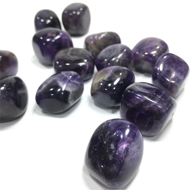 dream amethyst tumble stone for home decoration one pcs 30g 3
