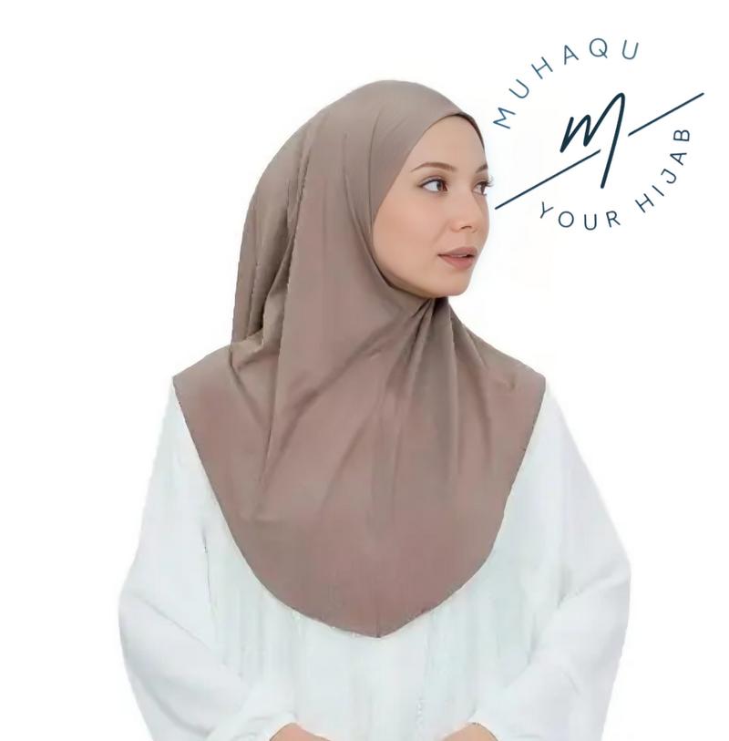 Product Introduction of Jilbab Instan Pinguin Non Ped / Jilbab Zaida Non Pad / Jilbab Sport Instan Pinguin Non Ped Size S M L Kerudung Muslim Jersey 1