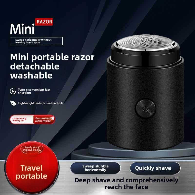 Máy Cạo Râu Điện, Kích Thước Nhỏ, Sạc Được, Máy Cạo Lông Mặt Hoàn Hảo, Cầm Tay, Màu Đen Thoải Mái, Tẩy Lông Có Thể Tháo Rời Thích Hợp Cho Mặt, Màu Xanh Dương, Máy Cạo Râu Điện