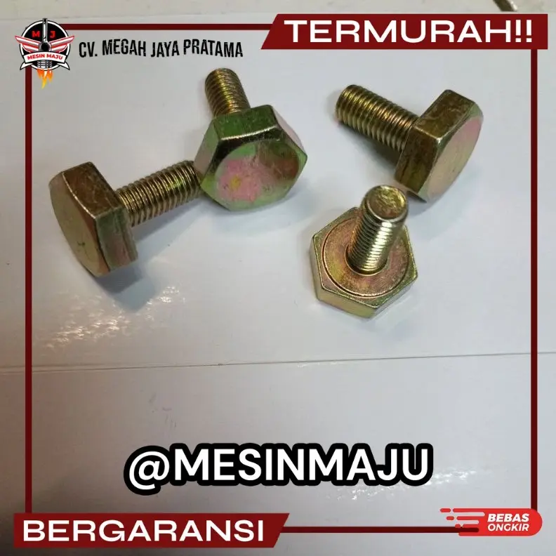 Baut Mur Pengunci Kepala Pisau Mesin Potong Rumput 328 Brushcutter