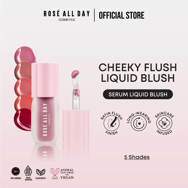 Rosé All Day Cosmetics Cheeky Flush Liquid Blush 5