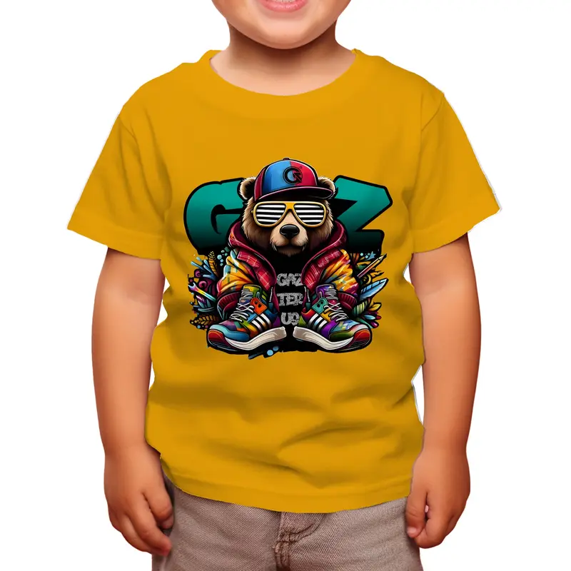 Pakaian Baju Kaos Anak Tanggung Laki-Laki Umur 4-16 Tahun Motif Fashion Brand Atasan New Bahan Katun 30s Combad Premium 5
