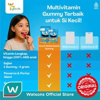 Gambar Youvit Multivitamin Anak dengan Vitamin C, Vitamin D, Zink, Sayur, dan Buah untuk Tumbuh Kembang dan Imunitas Anak 30'S dari Watsons Indonesia Official Store Kab. Tangerang 3 Tokopedia