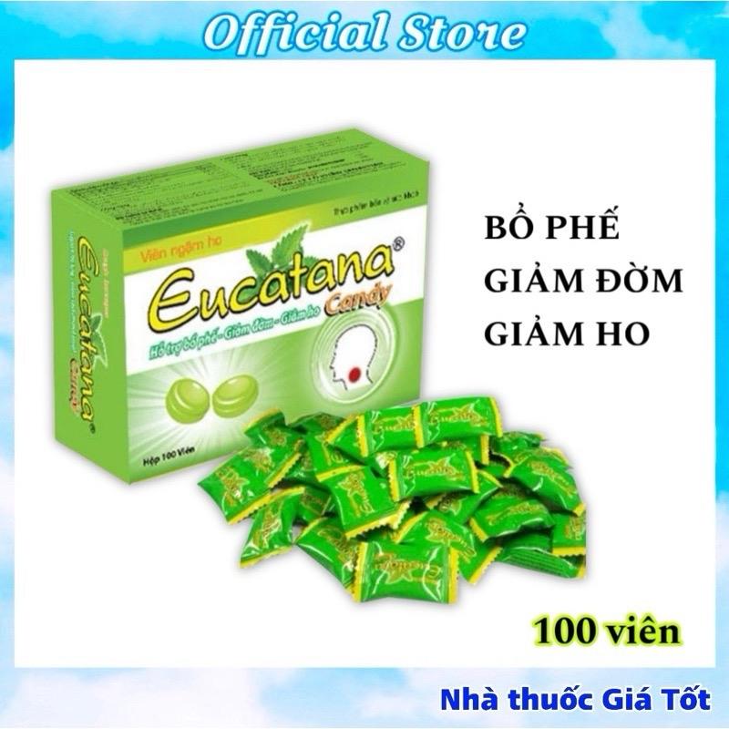 Nguyên Hộp 100 Viên Ngậm Ho Eucatana