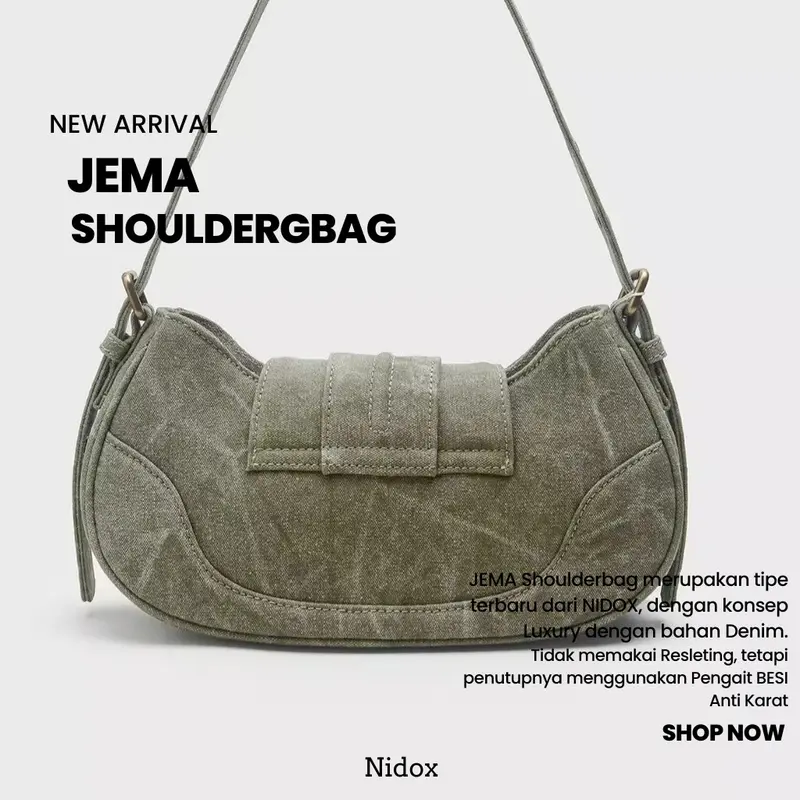 Nidox - JEMA Shoulderbag Denim 1