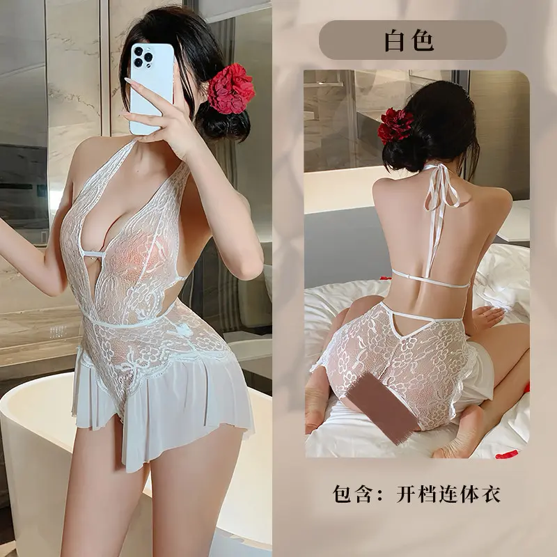 White Sheer Lace Crotchless Teddy Lingerie: No-Removal Three-Piece Set with  Innocent-Sexy Vibe for Teasing - TikTok Shop Philippines
