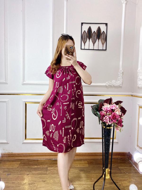 Daster Yukensi Motif Syahnaz/Pakaian Tidur Wanita Bahan Rayon/Karet Dada Busui Friendly/Toko Putra ZK mama muda daster daster  mini pendek terbuka daster  abg daster  wanita 4