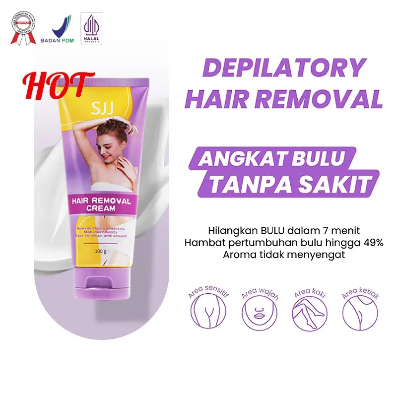 SJJ Perontok Bulu Permanen penghilang Hair Removal Cream Krim PenghilangPerontok Bulu Penghilang Bulu PermanenSampai Tangan Kaki Praktis Tidak TumbuhLagi HairRemoval Cream Krim Penghilang RambutEffective Penghilang Bulu Wax Ketiak Waxing Perawatan foam 2
