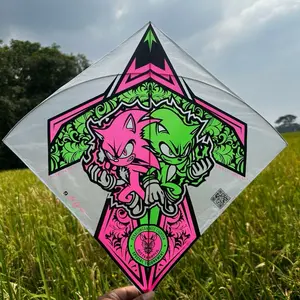 LAYANGAN SUKHOI SONIC STABILO 3 WARNA TURNAMEN PETUNG DAN SUPER APUS