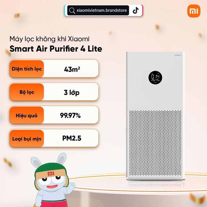 Máy lọc không khí Xiaomi Mi Air Purifier 4 Lite - Trắng