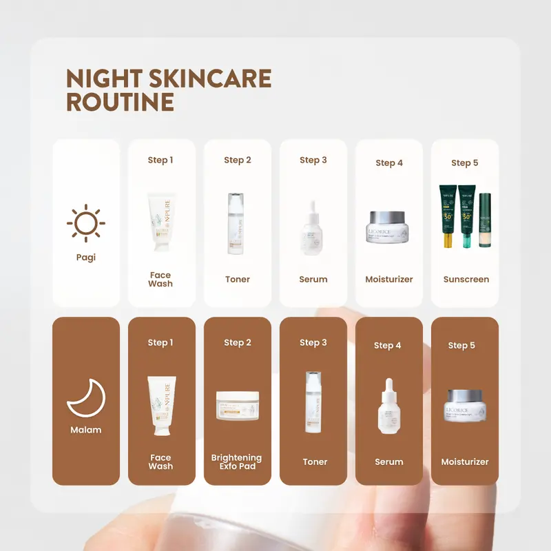 【LIVE ONLY】NPURE Brightening Exfoliating Pad Licorice 40pads Hitam Mencerahkan 4