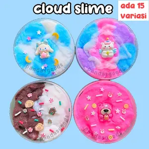 CLOUD SLIME 15 variasi terlengkap salju palsu lembut strechy pandasgoods
