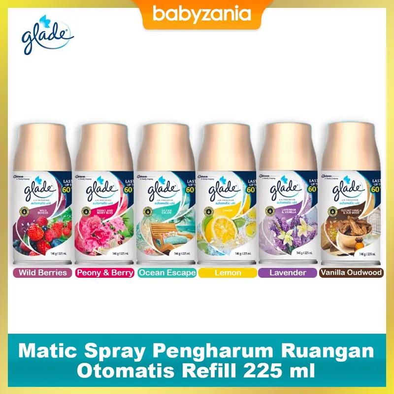 Glade Matic Spray Pengharum Ruangan Otomatis Refill 225 ml 0