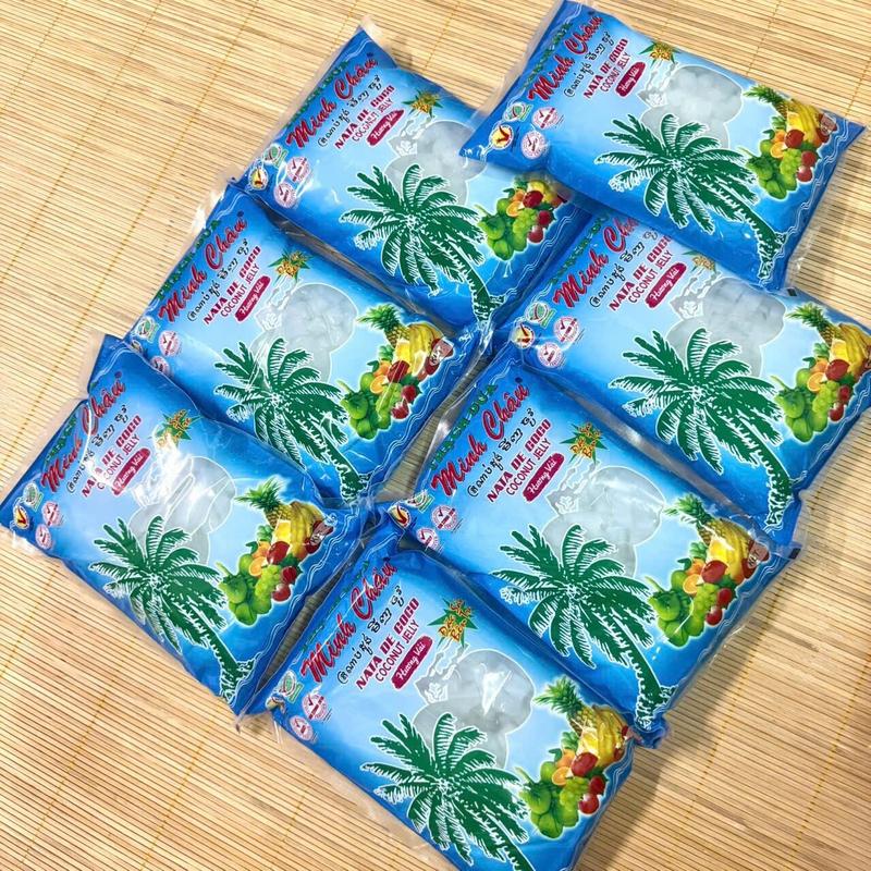 [VỊ QUÊ HƯƠNG 71]- Combo 7kg Thạch dừa Minh Châu (mỗi túi 1kg) - Ăn Vặt Snack topping đồ uống 3