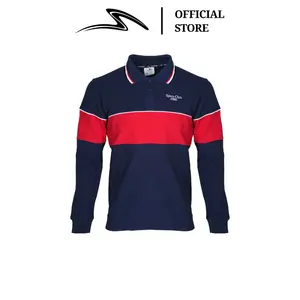 SPECS SPECS CLUB 1980 LS POLO SHIRT NAVY/RED SPE2000108