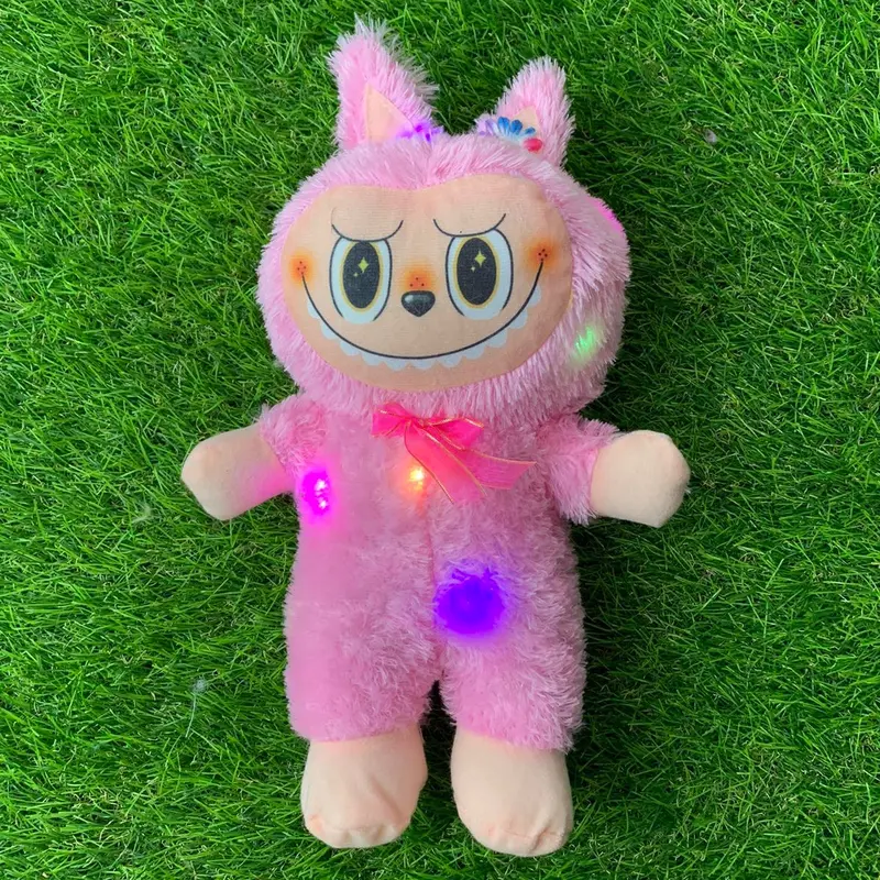 Boneka Labubu LED Viral 35cm - Boneka Berbulu Halus dengan Lampu LED - Hadiah Toys 4