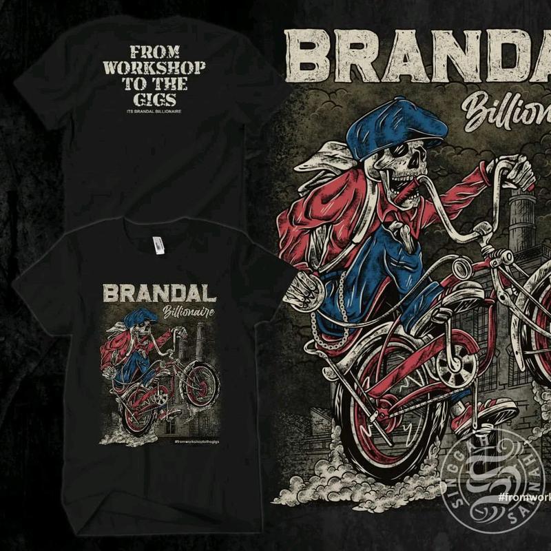 kaos Brandbill froom workshop To the gigs Distro Katun 2