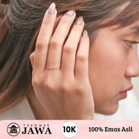Gambar Cincin Emas Wavylia Kadar 10 Karat Toko Mas Jawa - Rosegold / Whitegold - Whitegold, 10-11 dari Toko Mas Jawa Klaten Kab. Klaten 5 Tokopedia