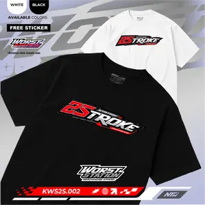 Kaos 2 Stroke Terbaru Worst Station Cotton Combed 24s KWS2S.002