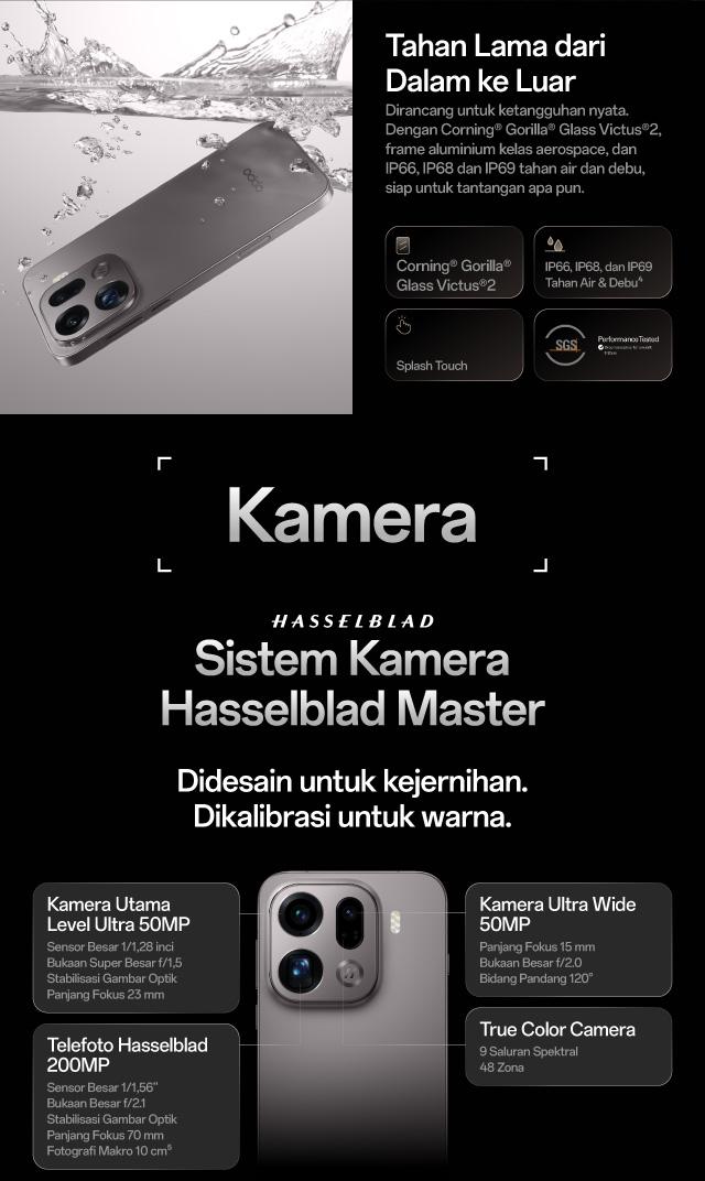 OPPO Find X9 Pro 16GB/512GB [200MP Super Zoom Hasselblad Telephoto, 7500mAh Larget Battery] - OPPO Official Store