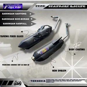 Knalpot Original PROVID POWER EXHAUST tipe MS- pelangi motor Beat vario pcx n max Aerox Mio N max dll