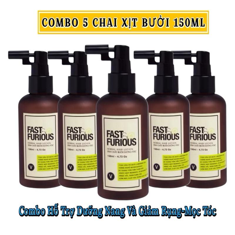 COMBO 5 CHAI XỊT BƯỞI 150ML Dưỡng Tóc Chăm Sóc Tóc