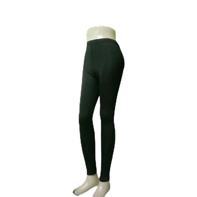 Celana Legging/Leging/Lejing Spandex/Spandek Std & Jumbo Wanita Panjang Hitam Dewasa Fit Nyaman Standar Tebal 0