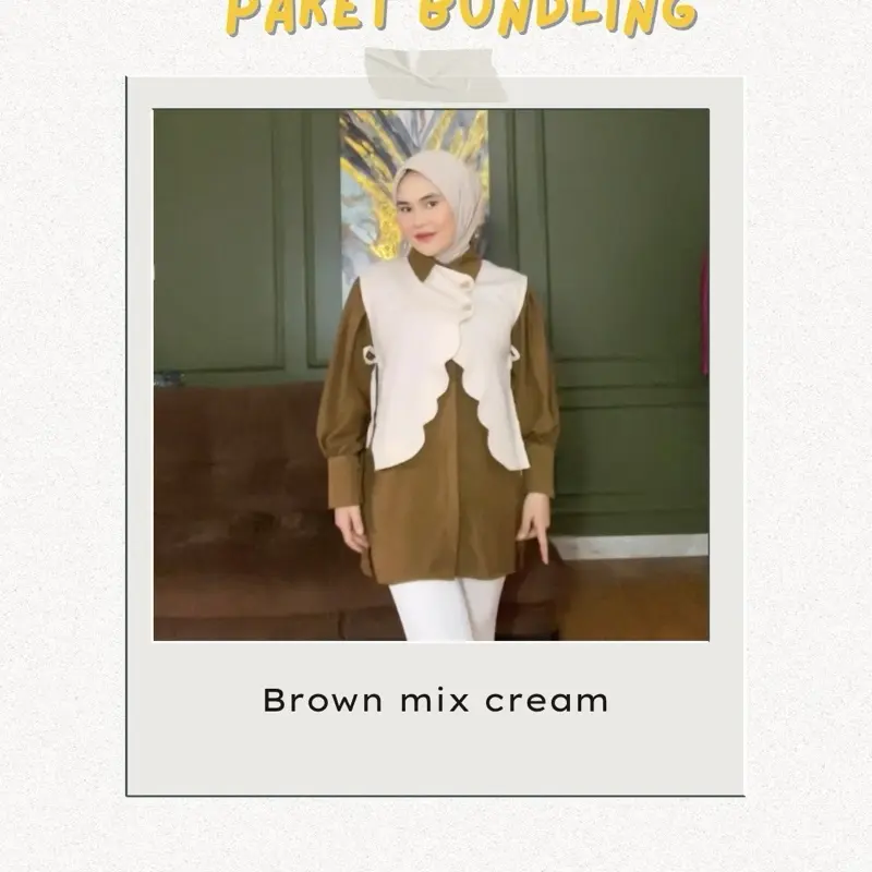 Bundling HEMAT rachel top mix lily vest 0