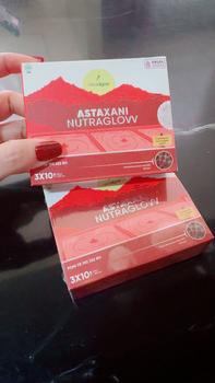 Product Review of Suplemen Kecantikan Astaxani Nutraglow - Natural Astaxanthin 10 mg - Nutrisi Alami Mencerahkan Memudarkan Flek Hitam Mencegah Penuaan Dini Pada Kulit [BPOM & HALAL] from T**w 0