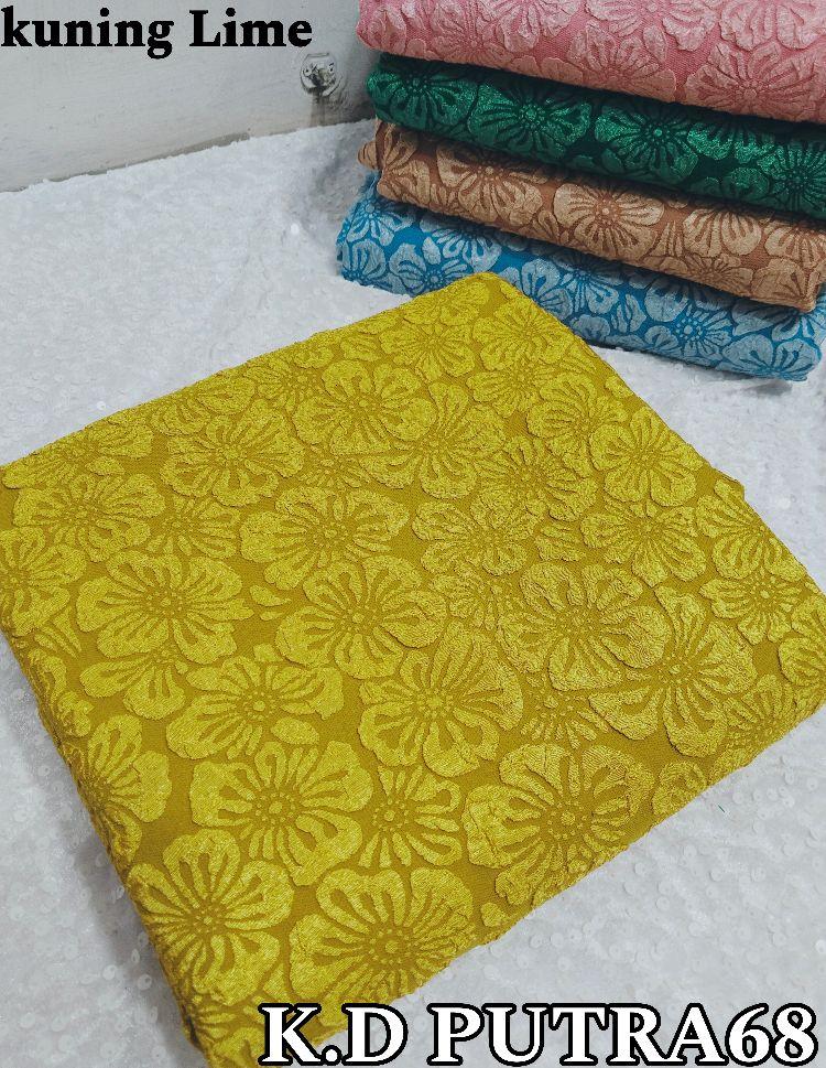 KAIN BAHAN JAGUARD EMBOS / JACQUARD EMBOSS FLORAL / EMBROIDERED ...