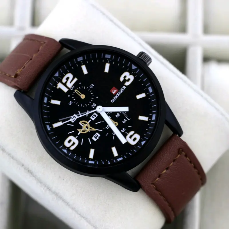 Jam Tangan Anak Pria Swiss Army Analog Bahan Kulit Crono Terlaris 0