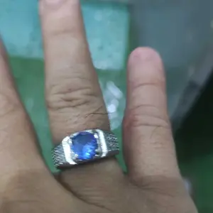 CINCIN PRIA  MODEL TERBARU ELEGANT DENGAN MODEL SIMPLE MEWAH BATU AKIK ASLI