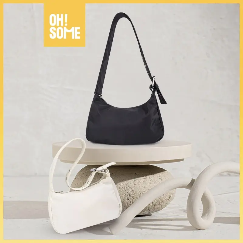 OHSOME-Dunns Nylon Underarm Bag/ Wanita Shoulder Bags Selempang