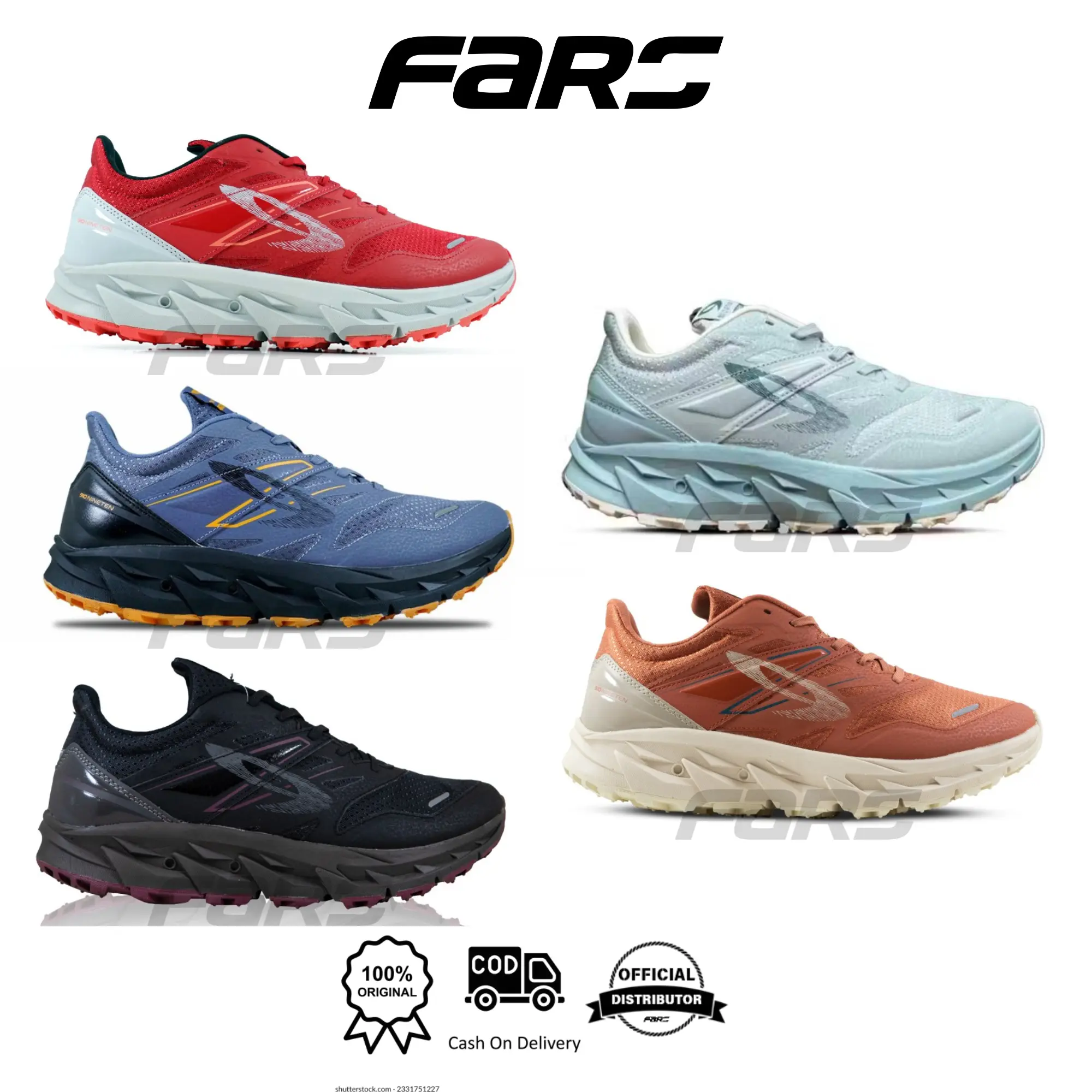 Sepatu Trail Running 910 Nineten Yuza Evo ORIGINAL